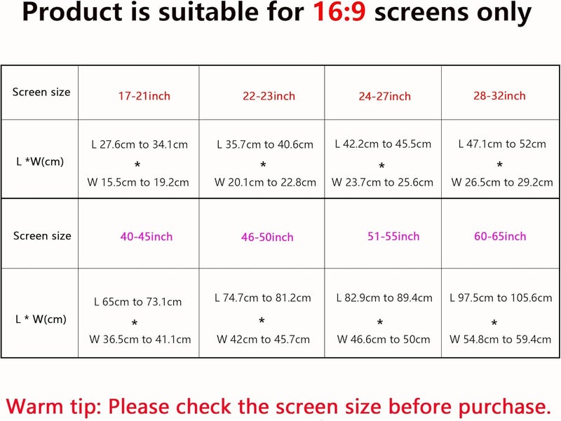 DOBOLAN Elastic soft cloth computer dust cover black for 17/18/19/20/21 inch computer monitor and most brands of flat screen TV (17 to 21 inches) - Image 3